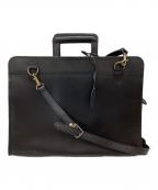 PORTERポーター）の古着「レザービジネス2WAYバッグ」｜ブラック