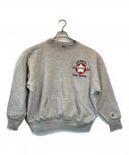 Championチャンピオン）の古着「刺繍ダブルフェイススウェット」｜グレー