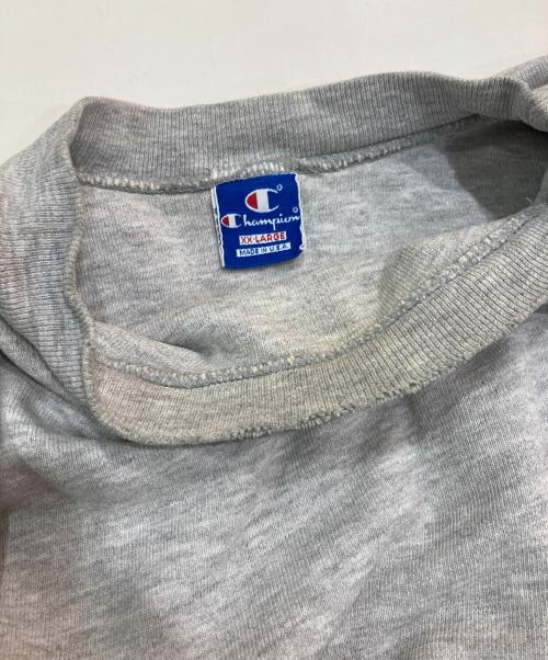 Champion（チャンピオン）Champion (チャンピオン) 刺繍ダブルフェイススウェット グレー サイズ:SIZE XXLの古着・服飾アイテム