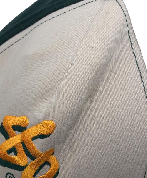 stussy（ステューシー）stussy (ステューシー) ロゴ刺繍6パネルキャップ グリーン サイズ:L-XLの古着・服飾アイテム