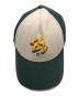 中古・古着 stussy (ステューシー) ロゴ刺繍6パネルキャップ グリーン サイズ:L-XL：8000円