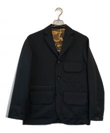 COLUMBIA BLACK LABEL（コロンビアブラックレーベル）の古着「ミリタリーテーラードジャケット」｜ブラック