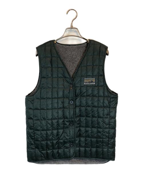 Patagonia（パタゴニア）Patagonia (パタゴニア) リバーシブルダウンベスト グリーン サイズ:下記参照の古着・服飾アイテム