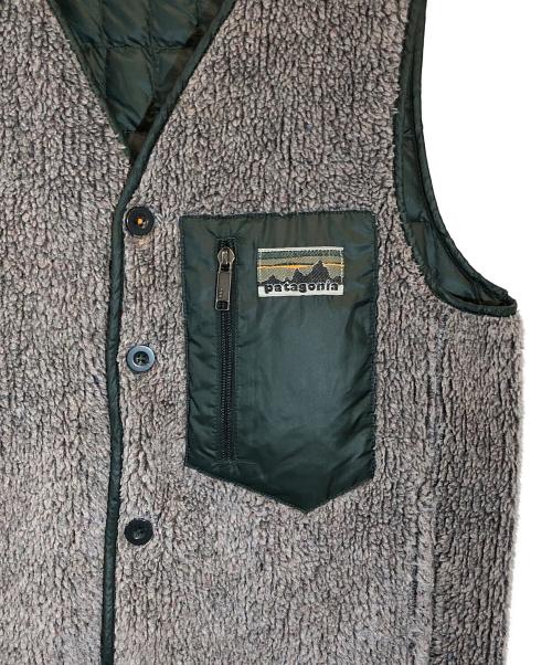 Patagonia（パタゴニア）Patagonia (パタゴニア) リバーシブルダウンベスト グリーン サイズ:下記参照の古着・服飾アイテム