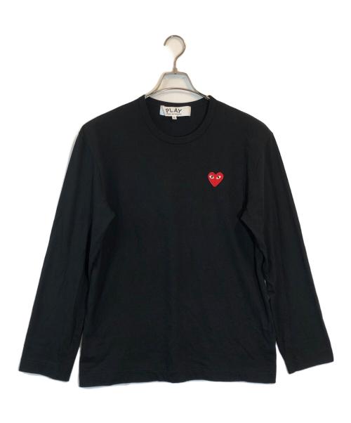 PLAY COMME des GARCONS（プレイコムデギャルソン）PLAY COMME des GARCONS (プレイコムデギャルソン) L/S T-SHIRT ブラック サイズ:SIZE XLの古着・服飾アイテム