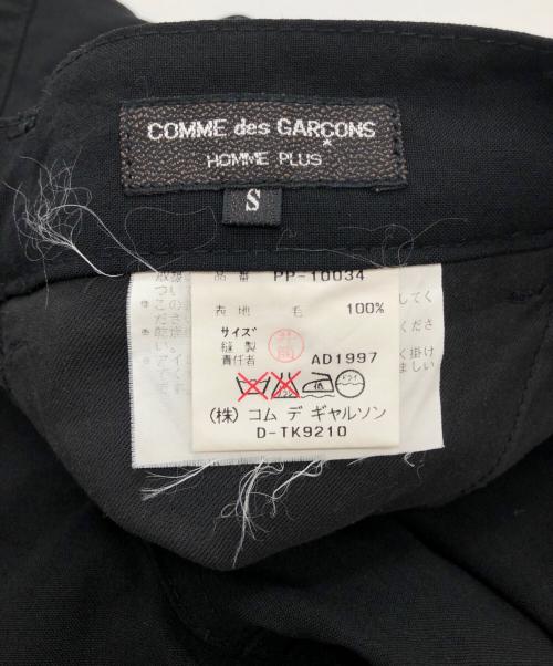COMME des GARCONS HOMME PLUS（コムデギャルソンオムプリュス）COMME des GARCONS HOMME PLUS (コムデギャルソンオムプリュス) スラックス ブラック サイズ:SIZE Sの古着・服飾アイテム