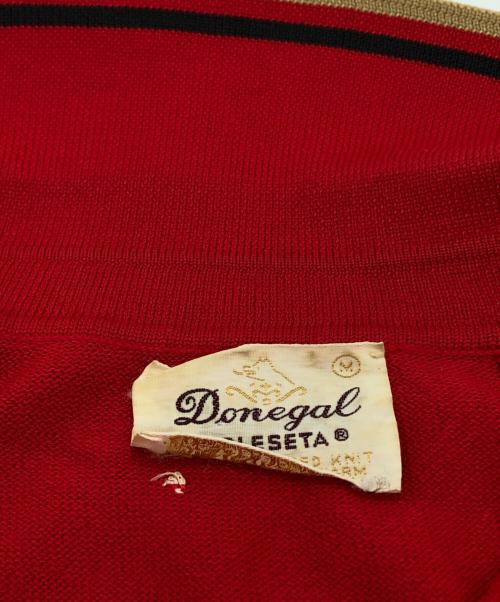 Done gal（ドニゴール）Done gal (ドニゴール) ニットポロシャツ レッド サイズ:Mの古着・服飾アイテム