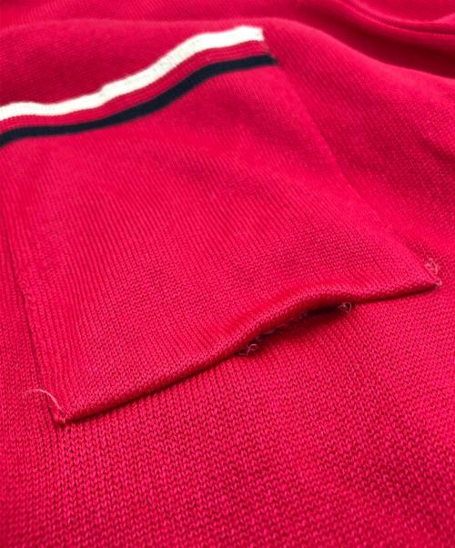 Done gal（ドニゴール）Done gal (ドニゴール) ニットポロシャツ レッド サイズ:Mの古着・服飾アイテム