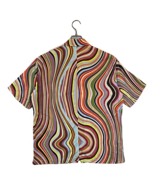PAUL SMITH（ポールスミス）Paul Smith (ポールスミス) マーブルジップシャツ マルチカラー サイズ:SIZE Lの古着・服飾アイテム
