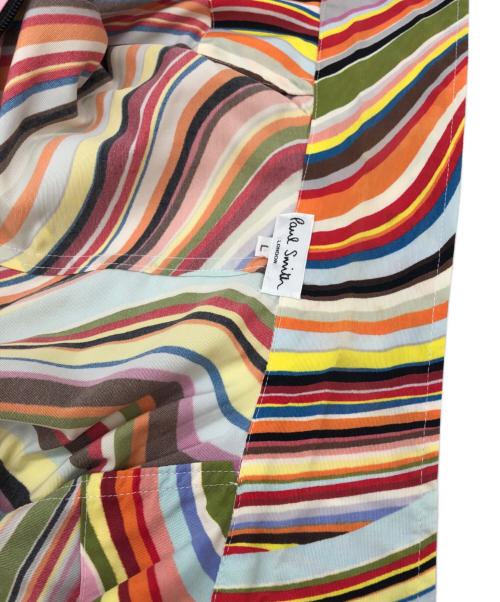 PAUL SMITH（ポールスミス）Paul Smith (ポールスミス) マーブルジップシャツ マルチカラー サイズ:SIZE Lの古着・服飾アイテム