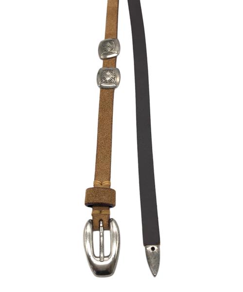 PUNTOVITA（プントヴィータ）PUNTOVITA (プントヴィータ) ウエスタンレザーベルト ブラウンの古着・服飾アイテム