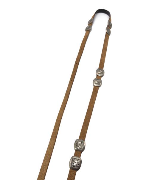 PUNTOVITA（プントヴィータ）PUNTOVITA (プントヴィータ) ウエスタンレザーベルト ブラウンの古着・服飾アイテム