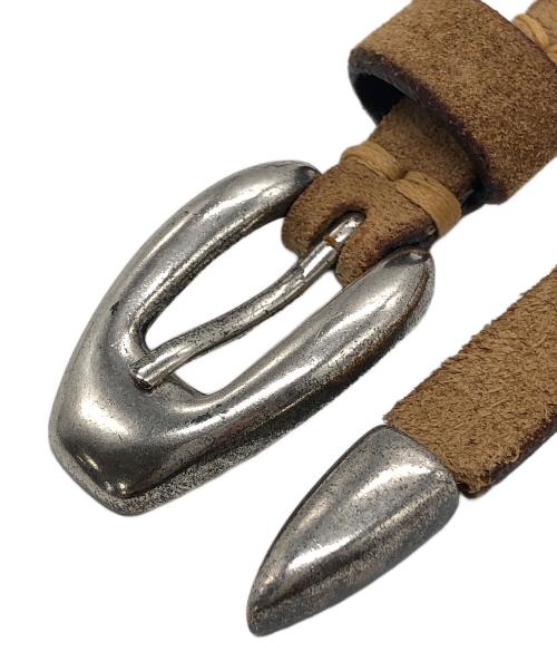 PUNTOVITA（プントヴィータ）PUNTOVITA (プントヴィータ) ウエスタンレザーベルト ブラウンの古着・服飾アイテム