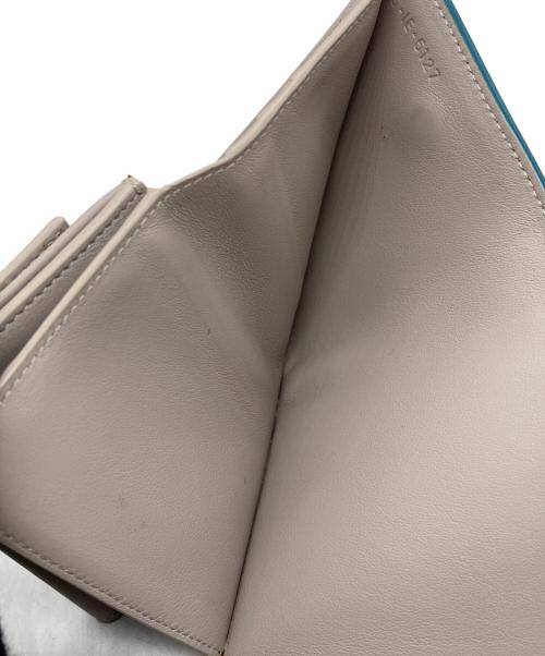 CELINE（セリーヌ）CELINE (セリーヌ) フラップ スモール フォールデッド グリーン サイズ:下記参照の古着・服飾アイテム