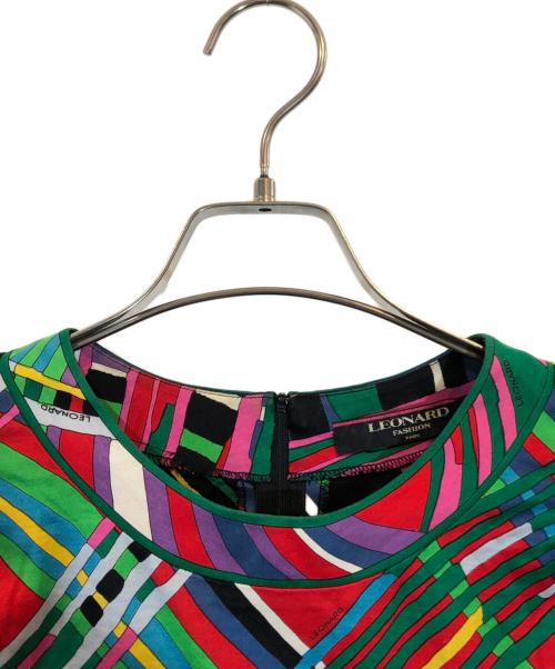 LEONARD（レオナール）LEONARD (レオナール) マルチカラーカットソー マルチカラー サイズ:SIZE Lの古着・服飾アイテム