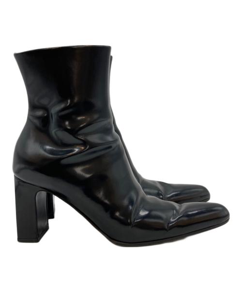 BALENCIAGA（バレンシアガ）BALENCIAGA (バレンシアガ) パテントレザーブーツ ブラック サイズ:36の古着・服飾アイテム