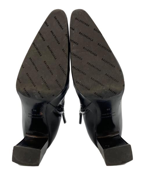 BALENCIAGA（バレンシアガ）BALENCIAGA (バレンシアガ) パテントレザーブーツ ブラック サイズ:36の古着・服飾アイテム