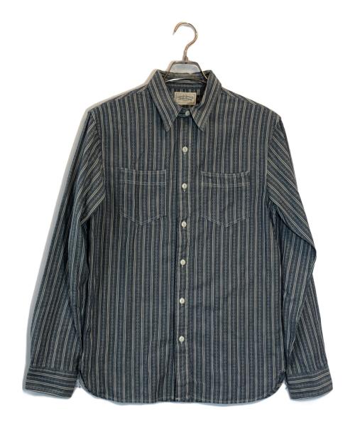 RRL（ダブルアールエル）RRL (ダブルアールエル) BEAMS PLUS (ビームスプラス) ダンガリーワークシャツ ネイビー サイズ:SIZE Sの古着・服飾アイテム