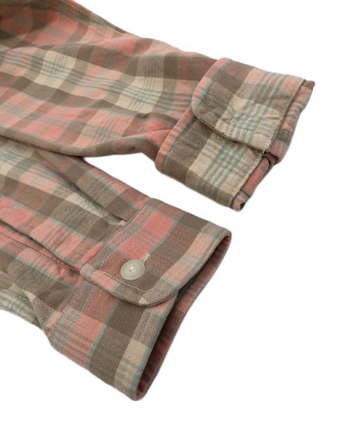 RRL（ダブルアールエル）RRL (ダブルアールエル) Farrell Check Shirt ピンク サイズ:SIZE Sの古着・服飾アイテム
