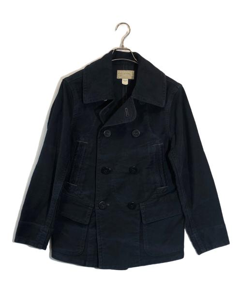RRL（ダブルアールエル）RRL (ダブルアールエル) インディゴ コットン モールスキン Pコート ネイビー サイズ:SIZE Sの古着・服飾アイテム