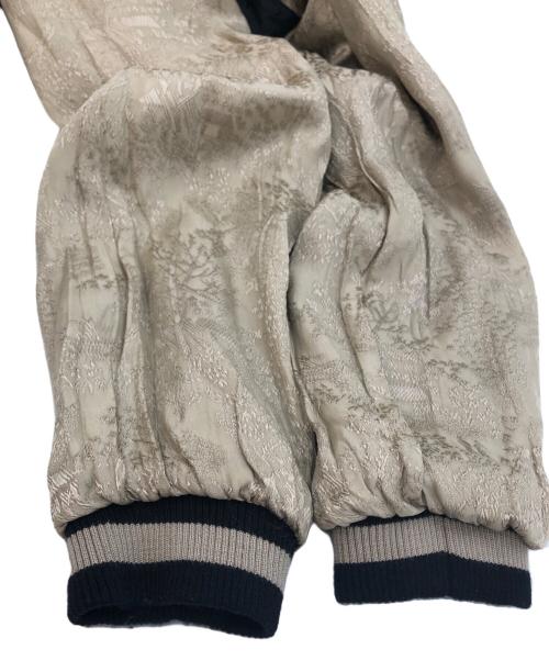 花旅楽団（ハナタビガクダン）花旅楽団 (ハナタビガクダン) リバーシンブルスカジャン ブラック×オリーブ サイズ:SIZE Lの古着・服飾アイテム