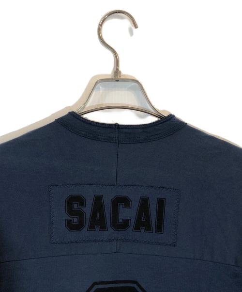 sacai（サカイ）sacai (サカイ) FRAGMENT DESIGN (フラグメントデザイン) ゲームTシャツ ネイビー サイズ:SIZE 1の古着・服飾アイテム