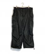 US ARMYユーエスアーミー）の古着「Snow Camo Pants Remake Pocket」｜ブラック