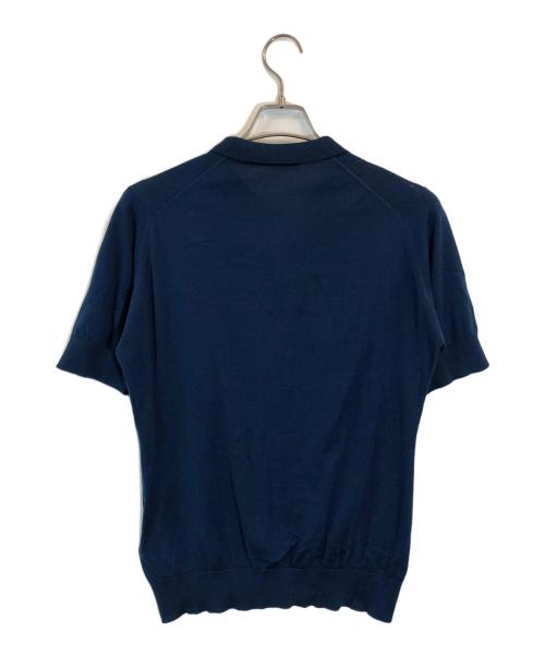 JOHN SMEDLEY（ジョンスメドレー）JOHN SMEDLEY (ジョンスメドレー) PICNIC SHIRT SS SPORTS COLLAR ブルー サイズ:SIZE XL 未使用品の古着・服飾アイテム