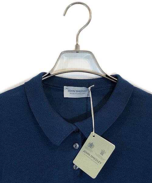 JOHN SMEDLEY（ジョンスメドレー）JOHN SMEDLEY (ジョンスメドレー) PICNIC SHIRT SS SPORTS COLLAR ブルー サイズ:SIZE XL 未使用品の古着・服飾アイテム