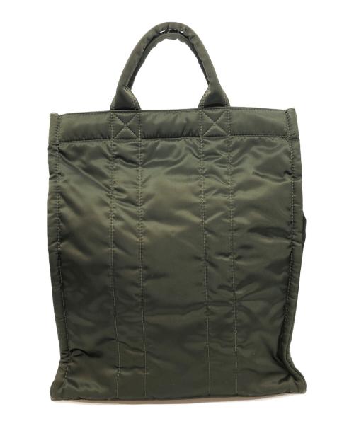 PORTER（ポーター）PORTER (ポーター) KAPTAIN SUNSHINE (キャプテンサンシャイン) STANDING TOTE BAG オリーブの古着・服飾アイテム