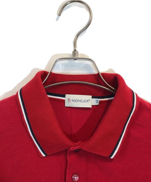 MONCLER（モンクレール）MONCLER (モンクレール) MAGLIA POLO レッド サイズ:SIZE Mの古着・服飾アイテム