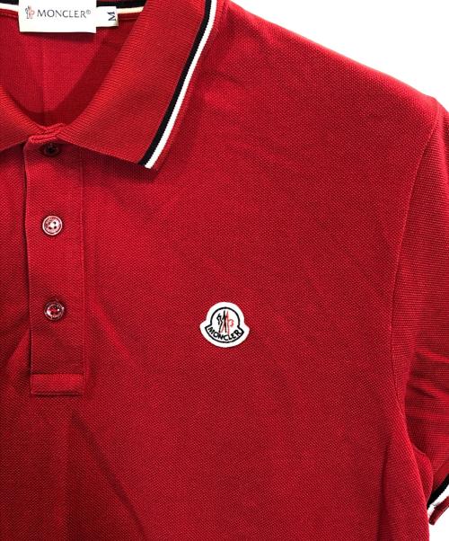 MONCLER（モンクレール）MONCLER (モンクレール) MAGLIA POLO レッド サイズ:SIZE Mの古着・服飾アイテム