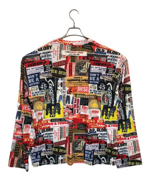 DIESEL（ディーゼル）DIESEL (ディーゼル) マルチロゴカットソー レッド サイズ:SIZE L 未使用品の古着・服飾アイテム