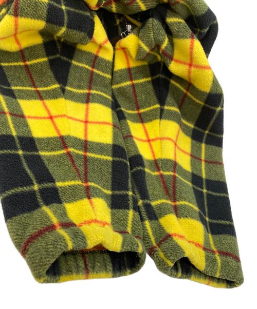 polo[RALPH LAUREN（ポロ・ラルフローレン）polo[RALPH LAUREN (ポロ・ラルフローレン) PALACE (パレス) チェックフリースブルゾン イエロー×ブラック サイズ:SIZE Lの古着・服飾アイテム