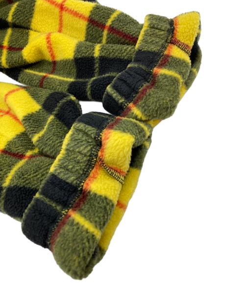 polo[RALPH LAUREN（ポロ・ラルフローレン）polo[RALPH LAUREN (ポロ・ラルフローレン) PALACE (パレス) チェックフリースブルゾン イエロー×ブラック サイズ:SIZE Lの古着・服飾アイテム