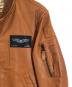 中古・古着 AVIREX (アヴィレックス) 40th ANNIV LEATHER MA-1 ブラウン サイズ:SIZE M：22000円