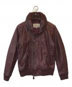 AVIREXアヴィレックス）の古着「レザージャケット」｜レッド