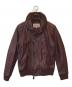 AVIREX（アヴィレックス）の古着「レザージャケット」｜レッド