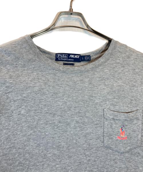 POLO RALPH LAUREN（ポロ・ラルフローレン）POLO RALPH LAUREN (ポロ・ラルフローレン) PALACE (パレス) サーマルTシャツ グレー サイズ:Lの古着・服飾アイテム