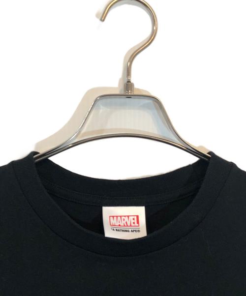 A BATHING APE（アベイシングエイプ）A BATHING APE (ア ベイシング エイプ) MARVEL (マーベル) VENOM プリントTシャツ ブラック サイズ:SIZE 2XLの古着・服飾アイテム