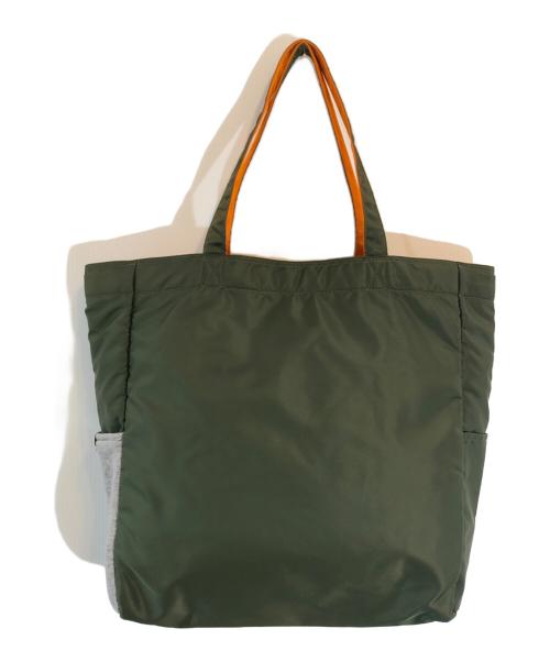 LOOPWHEELER（ループウィラー）LOOPWHEELER (ループウィラー) PORTER (ポーター) トートバッグ グリーン サイズ:下記参照の古着・服飾アイテム