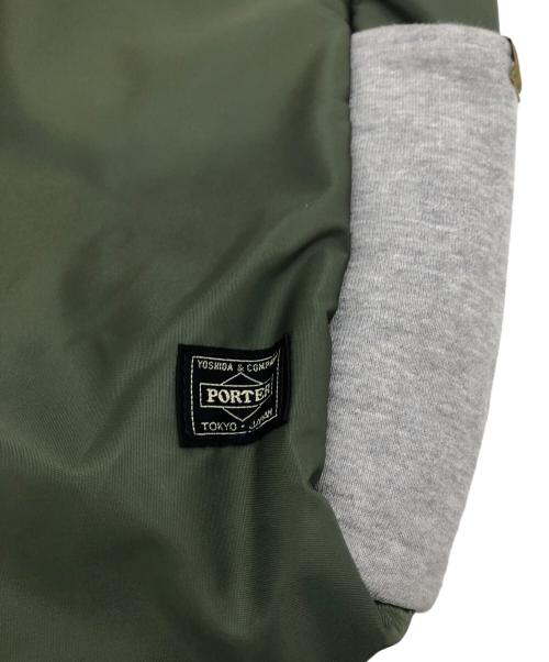 LOOPWHEELER（ループウィラー）LOOPWHEELER (ループウィラー) PORTER (ポーター) トートバッグ グリーン サイズ:下記参照の古着・服飾アイテム