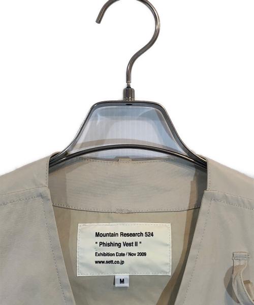 MOUNTAIN RESEARCH（マウンテンリサーチ）MOUNTAIN RESEARCH (マウンテンリサーチ) Phishing Vest Ⅱ ベージュ サイズ:SIZE Mの古着・服飾アイテム
