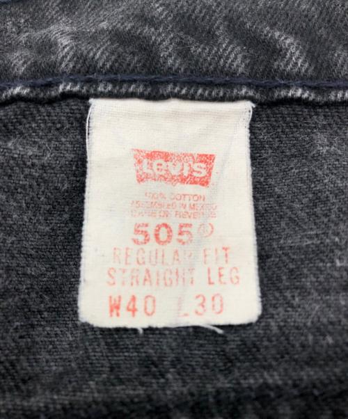 LEVI'S（リーバイス）LEVI'S (リーバイス) デニムパンツ ブラック サイズ:SIZE W40×L30の古着・服飾アイテム