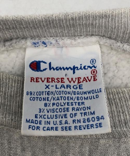 Champion（チャンピオン）Champion (チャンピオン) リバースウィーブスウェット グレー サイズ:SIZE XLの古着・服飾アイテム