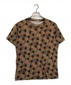 ISSEY MIYAKE MENイッセイミヤケメン）の古着「総柄Tシャツ」｜ブラウン