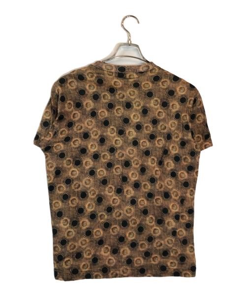 ISSEY MIYAKE MEN（イッセイミヤケメン）ISSEY MIYAKE MEN (イッセイミヤケメン) 総柄Tシャツ ブラウン サイズ:Fの古着・服飾アイテム