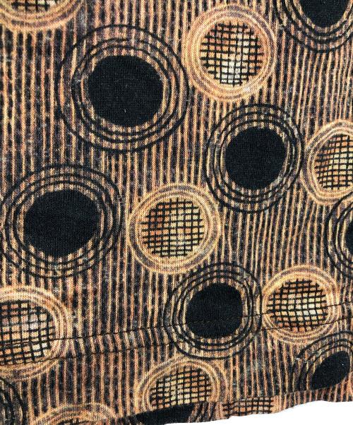 ISSEY MIYAKE MEN（イッセイミヤケメン）ISSEY MIYAKE MEN (イッセイミヤケメン) 総柄Tシャツ ブラウン サイズ:Fの古着・服飾アイテム