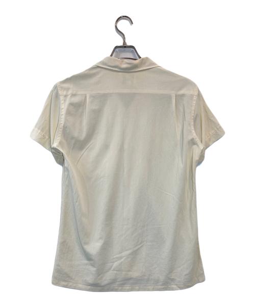 TOWN CRAFT（タウンクラフト）TOWN CRAFT (タウンクラフト) 刺繍半袖シャツ ベージュ サイズ:Sの古着・服飾アイテム