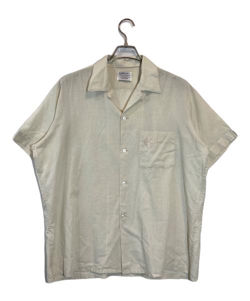 ARROW（アロー）ARROW (アロー) 開襟半袖シャツ ベージュ サイズ:Lの古着・服飾アイテム